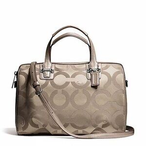 Coach Taylor Signature Op Art Shoulder Bag Purse